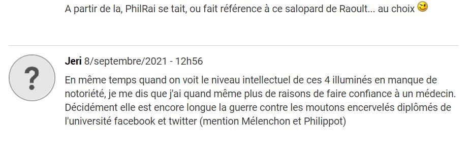 Commentaires haineux de trolls 2