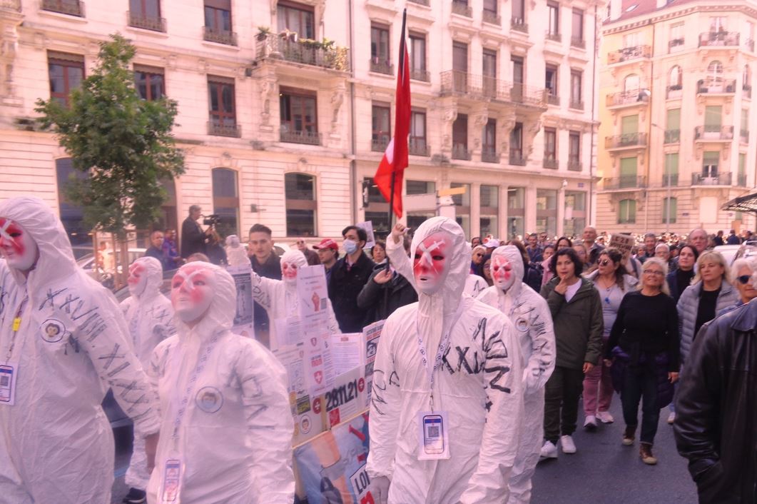 les bonhommes blancs à Genève