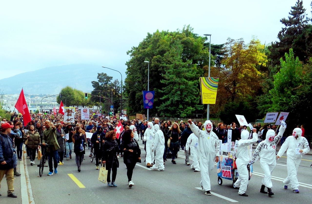 Manifestation à Genève