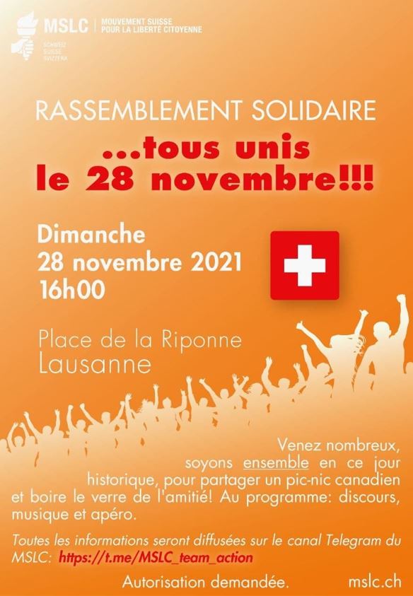 Rassemblement Lausanne 28.11.202