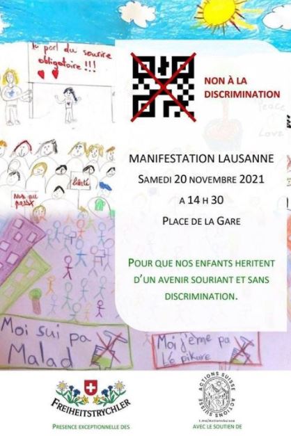 Manifestation Lausanne 20 novembre