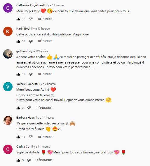 Commentaires sur YouTube