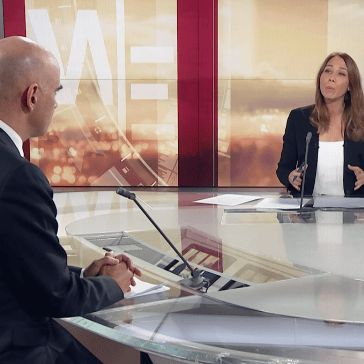 Alain Berset avec Jenifer Covo