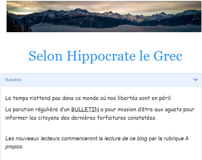 Selon Hippocrate